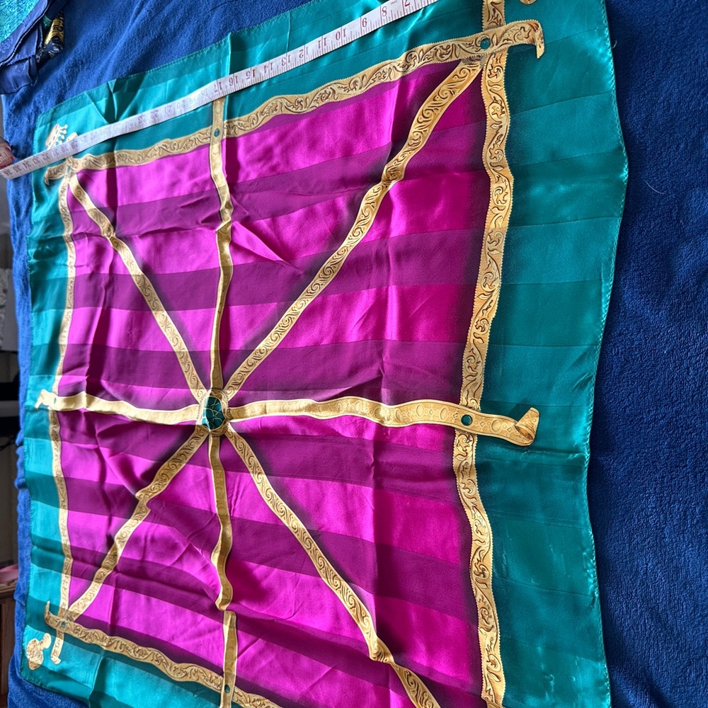 100%silk scarf